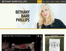 Tablet Screenshot of bethanybarrphillips.com